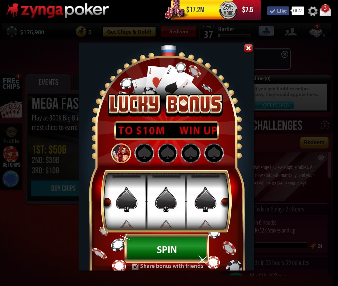 Zynga poker app